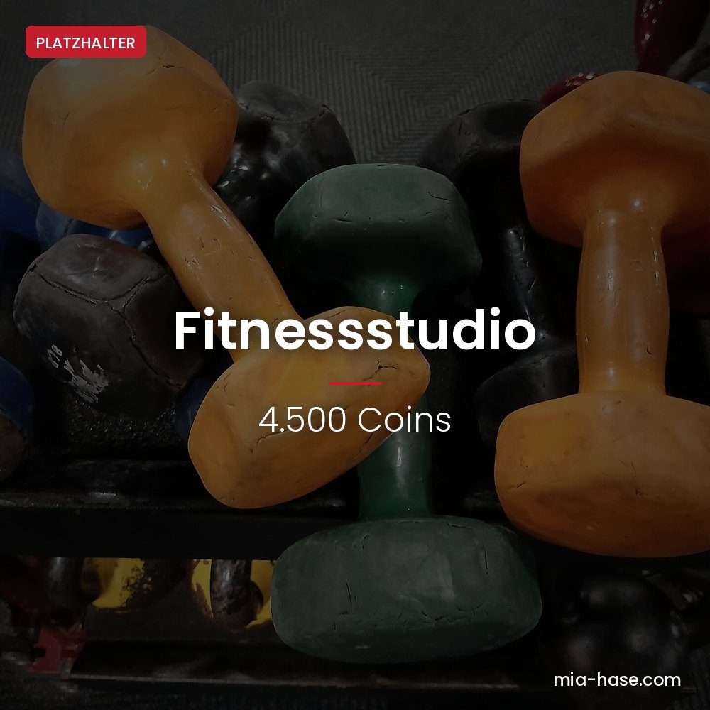 Fitnessstudio bezahlen – Fitnessstudio von Mia Hase