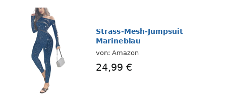 Mesh Jumpsuit Strass – Wunsch von Mia Hase