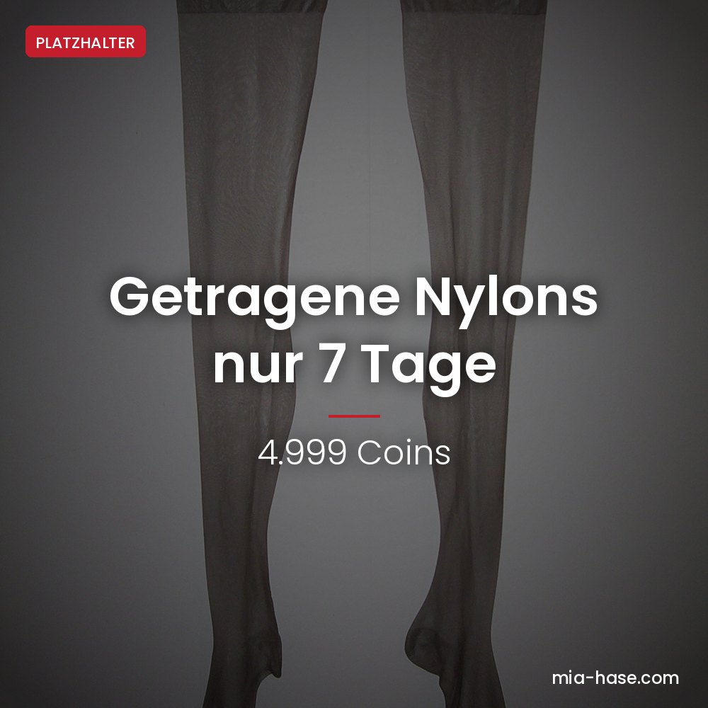 getragene Nylons – Getragene Nylons „Nach am Tag auf da Alm“ von Mia Hase