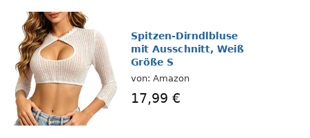 Dirndlbluse weiß Spitze – Wunsch von Mia Hase